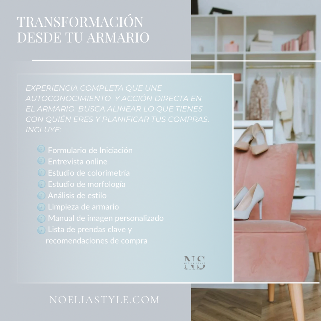 transformacion desde tu armario - asesoria de imagen en madrid