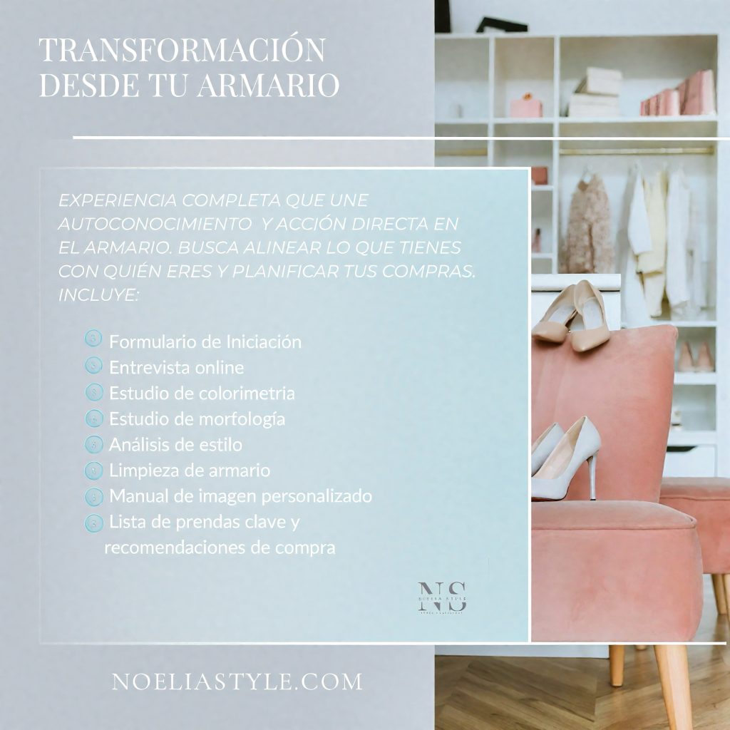 transformacion desde tu armario - asesoria de imagen personal noelia style
